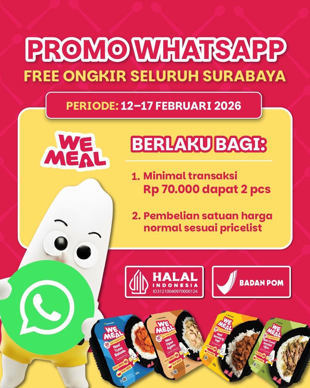 PROMO WHATSAPP WEMEAL
