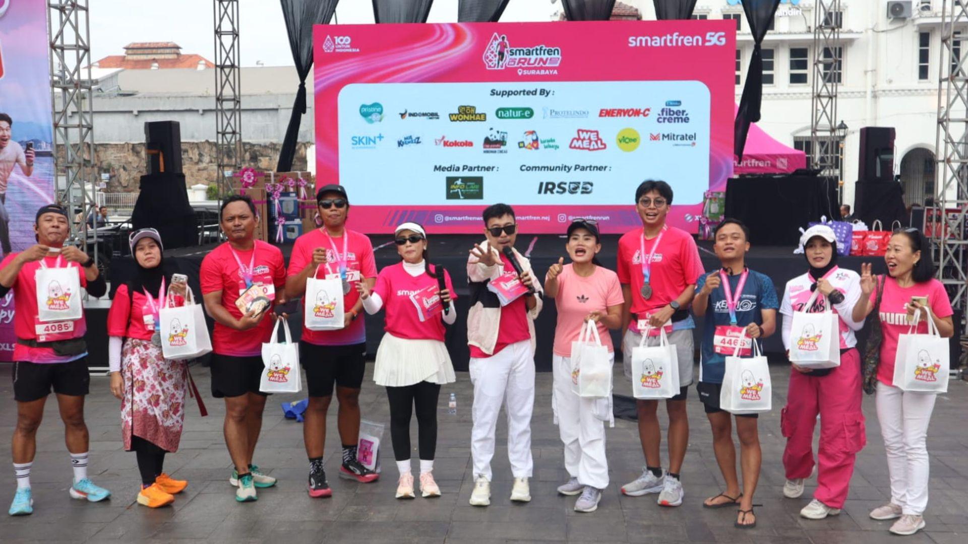 WEMEAL Ramaikan Smartfren Run Surabaya dengan Inovasi Self Heating Food